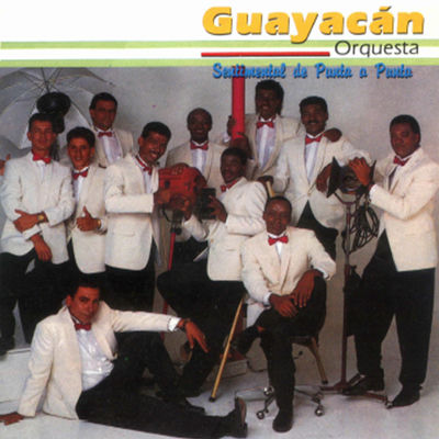 The cover of Sentimental de Punta a Punta by Guayacán Orquesta