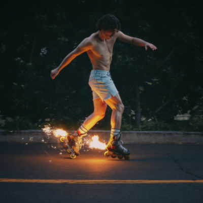 The cover of Fireworks & Rollerblades by Benson Boone