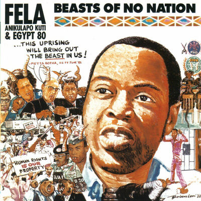 The cover of Beasts of No Nation by Fela Kuti