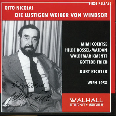 The cover of The Merry Wives of Windsor by Otto Nicolai