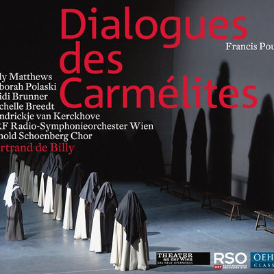 The cover of Dialogues des Carmélites by Francis Poulenc