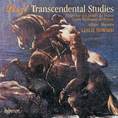 The cover of Transcendental Studies by Franz Liszt