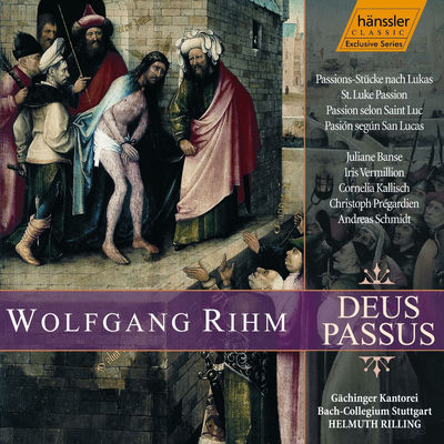 The cover of Deus Passus by Wolfgang Rihm