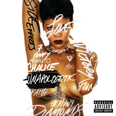 The cover of Unapologetic by Rihanna