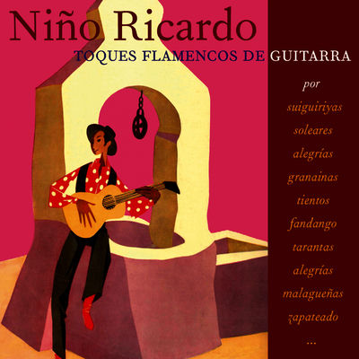The cover of Toques flamencos de guitarra by Niño Ricardo
