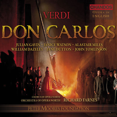 The cover of Don Carlos by Giuseppe Verdi