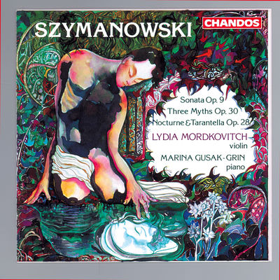 The cover of Myths by Karol Szymanowski