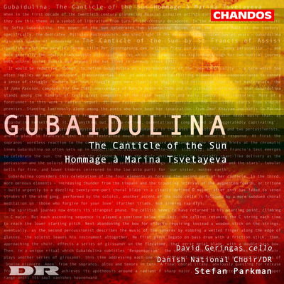 The cover of Canticle of the Sun by Sofia Gubaidulina