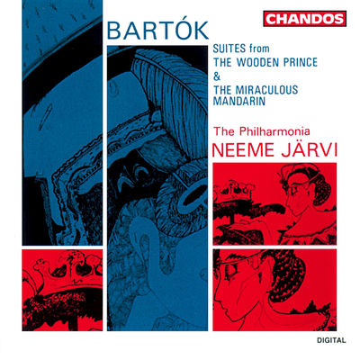 The cover of The Miraculous Mandarin by Béla Bartók