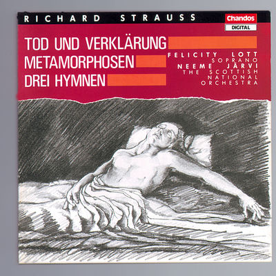 The cover of Tod und Verklärung by Richard Strauss
