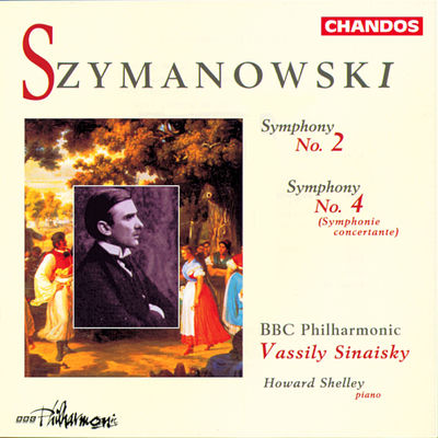 The cover of Symphony no. 4 by Karol Szymanowski