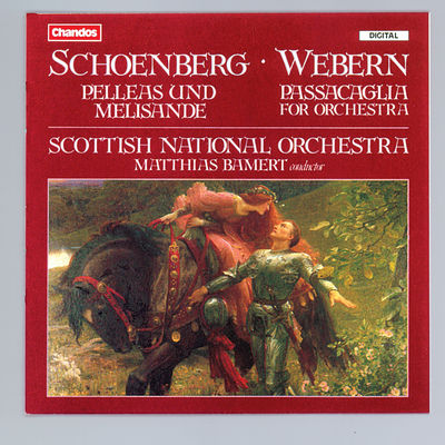 The cover of Pelleas und Melisande by Arnold Schoenberg