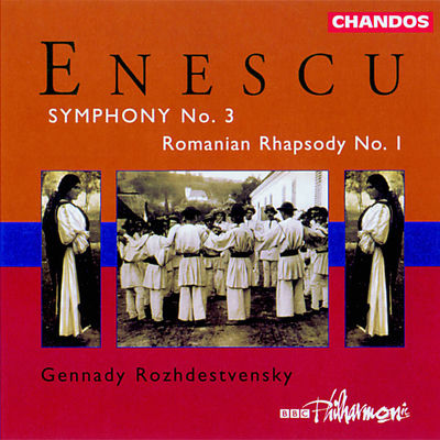 The cover of Symphony no. 3 by George Enescu