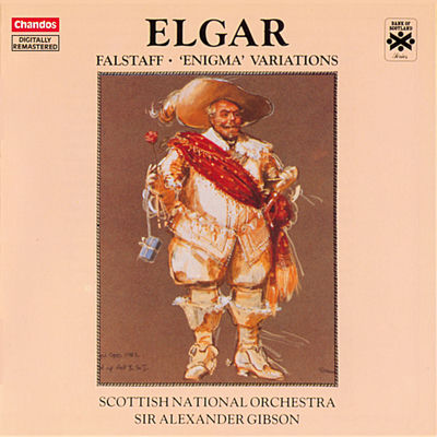 The cover of Falstaff by Edward Elgar