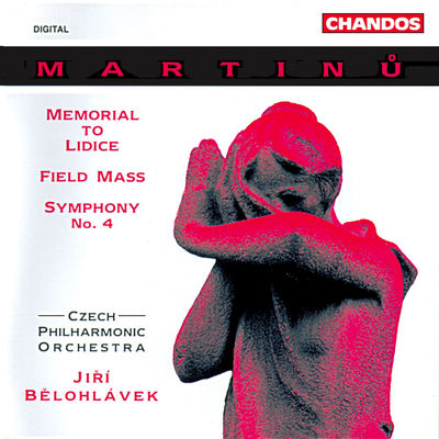 The cover of Symphony no. 4 by Bohuslav Martinu