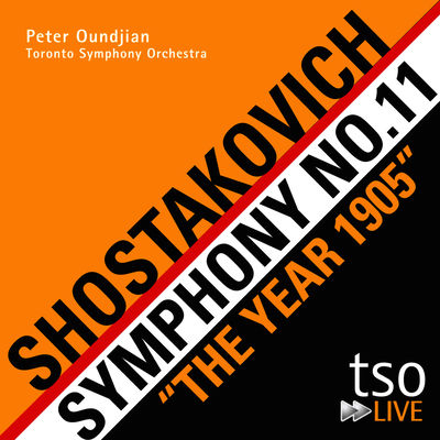 The cover of Symphony no. 11, “The Year 1905” by Dmitri Shostakovich