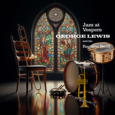 The cover of Jazz at Vespers by George Lewis
