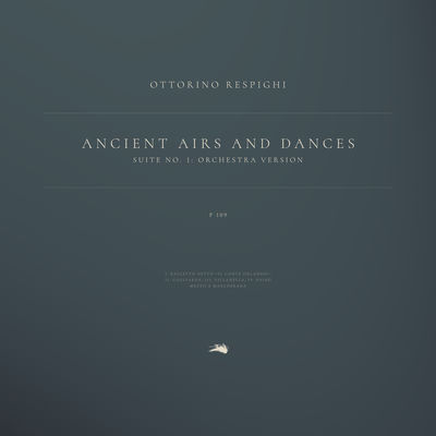 The cover of Ancient Airs and Dances by Ottorino Respighi