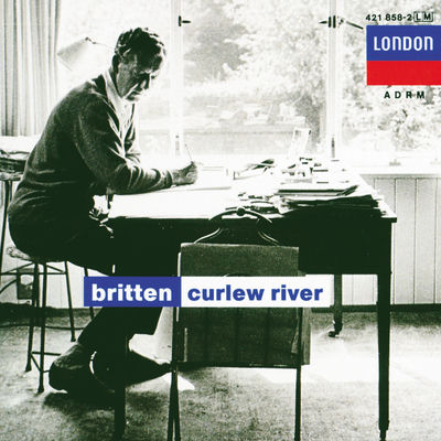 The cover of Curlew River by Benjamin Britten