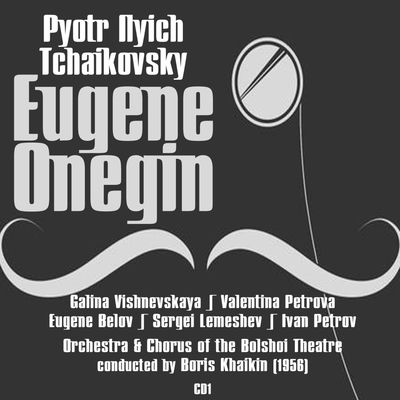 The cover of Eugene Onegin by Pyotr Ilyich Tchaikovsky