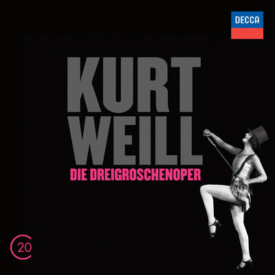 The cover of Die Dreigroschenoper by Kurt Weill