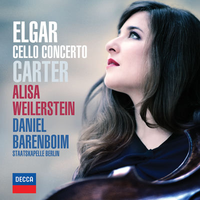The cover of Elgar & Carter: Cello Concertos by Alisa Weilerstein