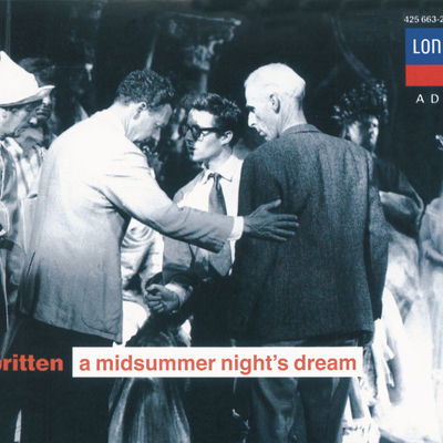 The cover of A Midsummer Night’s Dream by Benjamin Britten