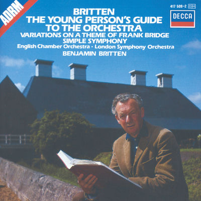 The cover of The Young Person’s Guide to the Orchestra by Benjamin Britten