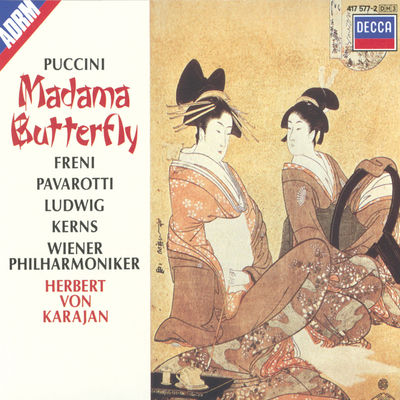 The cover of Madama Butterfly by Giacomo Puccini
