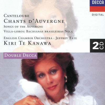 The cover of Chants d’Auvergne by Joseph Canteloube