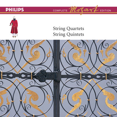 The cover of String Quintets by Wolfgang Amadeus Mozart