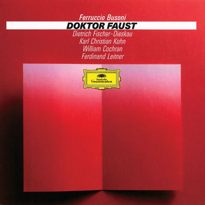 The cover of Doktor Faust by Ferruccio Busoni