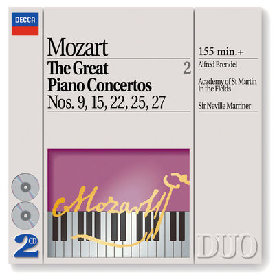The cover of Piano Concerto no. 25 by Wolfgang Amadeus Mozart