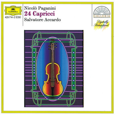 The cover of Paganini: 24 Capricci by Salvatore Accardo