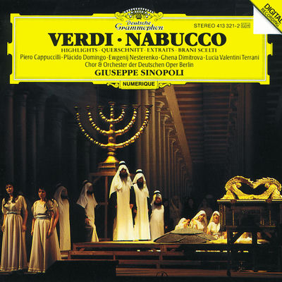 The cover of Nabucco by Giuseppe Verdi