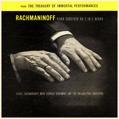 The cover of Piano Concerto no. 2 by Sergei Rachmaninov