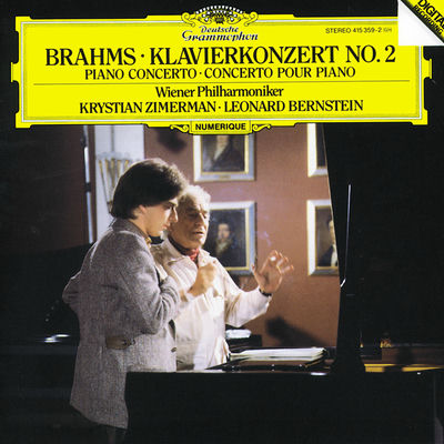 The cover of Piano Concerto no. 2 by Johannes Brahms