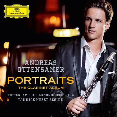 The cover of Portraits: The Clarinet Album by Andreas Ottensamer