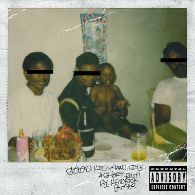 The cover of good kid, m.A.A.d city by Kendrick Lamar