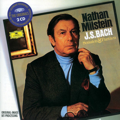 The cover of Bach: Sonatas and Partitas by Nathan Milstein