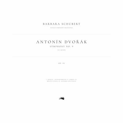 The cover of Symphony no. 9 by Antonín Dvorák