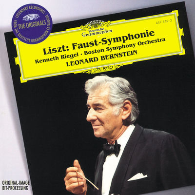 The cover of A Faust Symphony by Franz Liszt