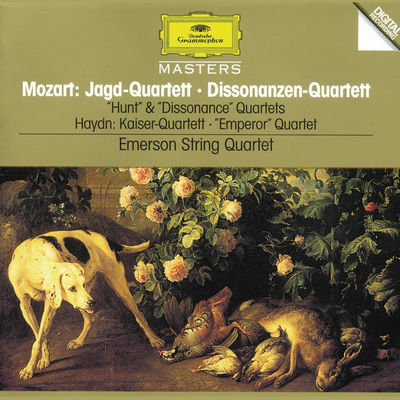 The cover of “Haydn” Quartets by Wolfgang Amadeus Mozart