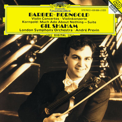 The cover of Violin Concerto by Erich Wolfgang Korngold