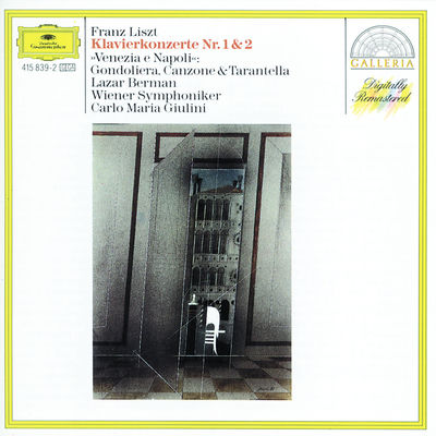 The cover of Piano Concertos nos. 1 & 2 by Franz Liszt