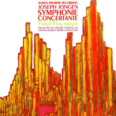 The cover of Symphonie concertante by Joseph Jongen