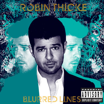 The cover of Blurred Lines by Robin Thicke