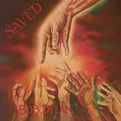 The cover of Saved by Bob Dylan