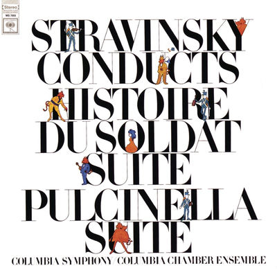 The cover of Pulcinella by Igor Stravinsky