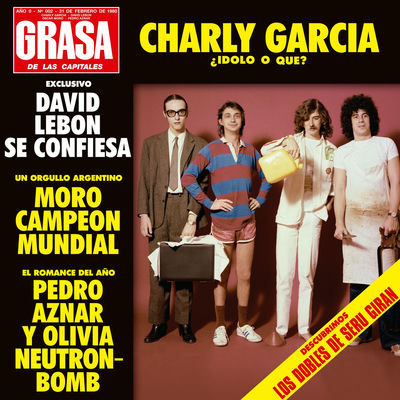 The cover of La grasa de las capitales by Serú Girán
